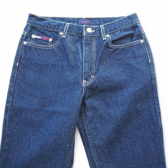 Tommy Jeans Vintage Y2K Straight Leg 5 Pocket Dark Wash Jeans Junior 5 - Picture 3 of 13